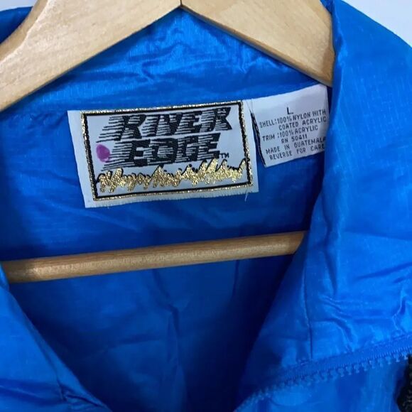 Vintage Retro River Edge Windbreaker Jacket - Picture 6 of 10